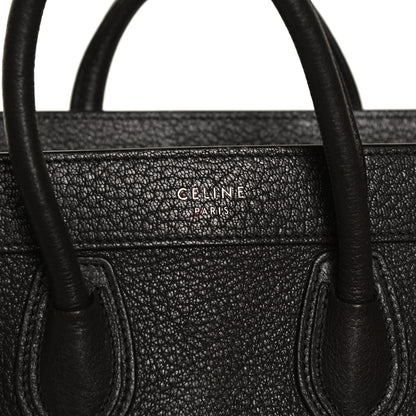 Celine Goatskin Nano Luggage Dark Taupe 13 of 14