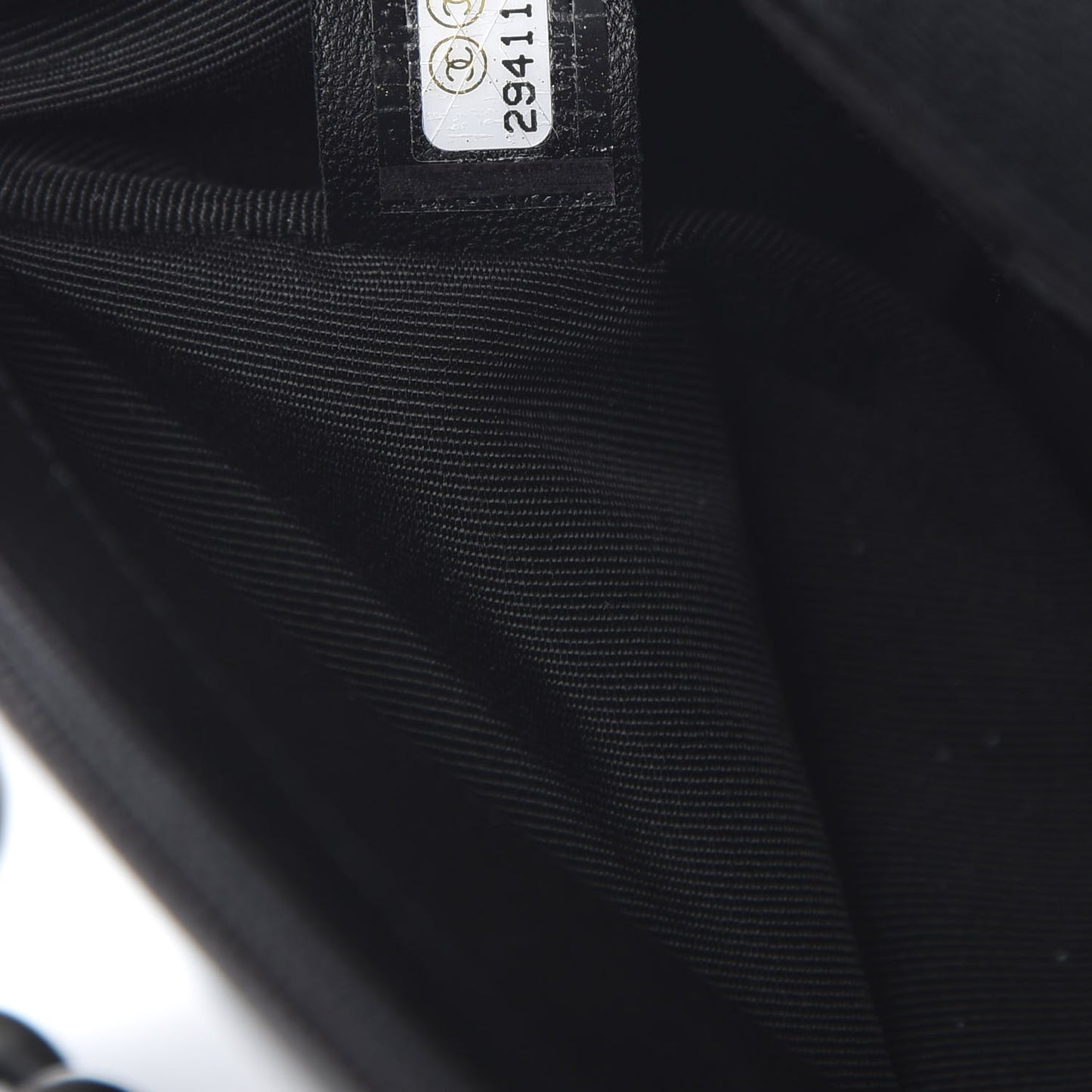 Caviar Quilted Small Boy Flap Black