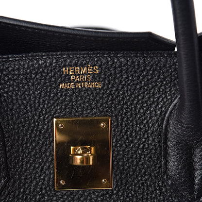 Hermes Togo Birkin 35 Black 11 of 32