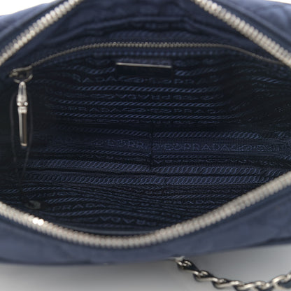 Prada Nylon Tessuto Impuntu Quilted Crossbody Bag Baltico 5 of 16