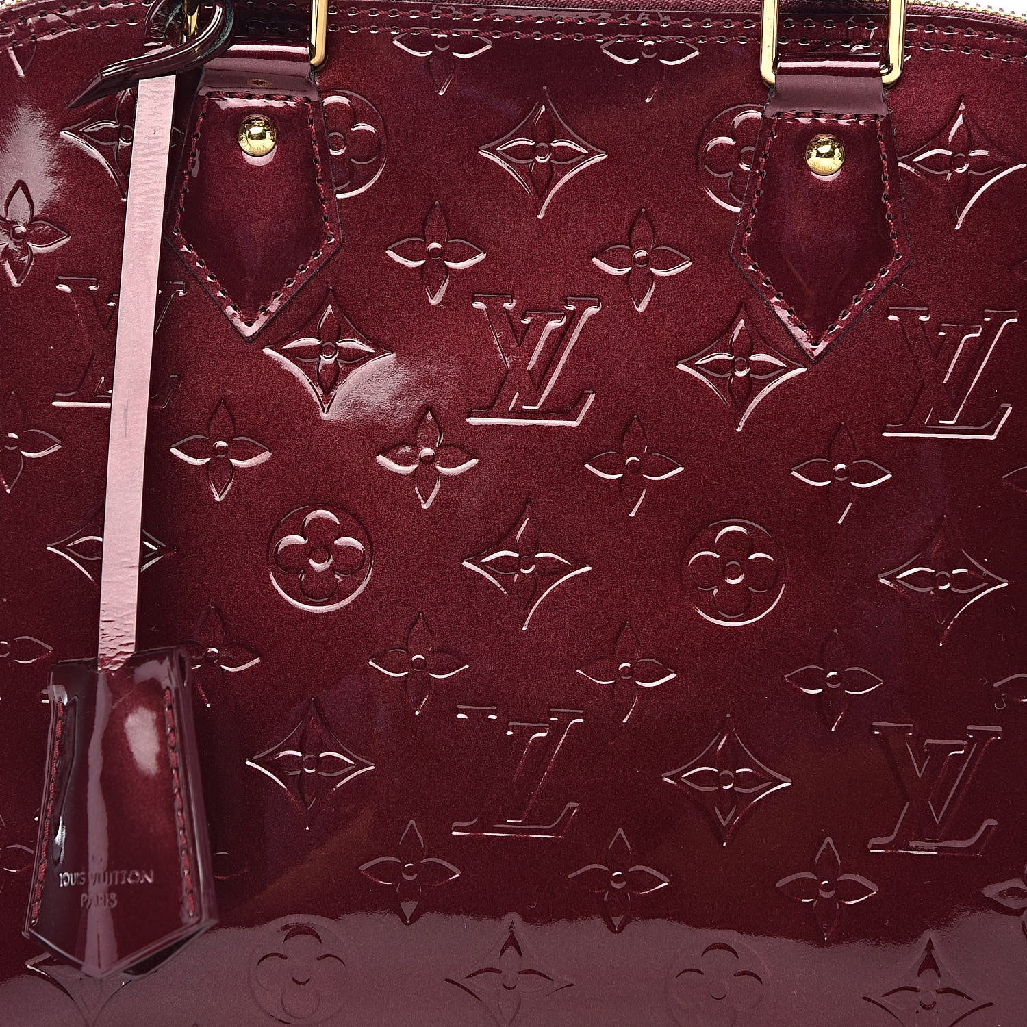 Louis Vuitton Vernis Alma PM Rouge Fauviste 10 of 10