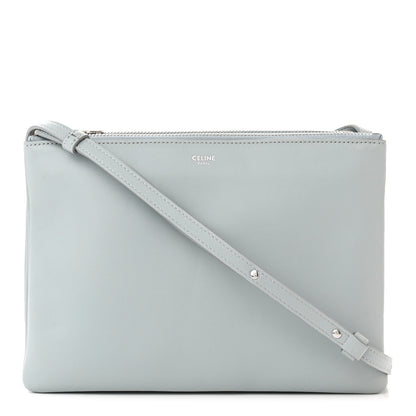 Celine Lambskin Large Trio Crossbody Bag Mineral 1 of 11