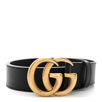 Gucci Calfskin Double G 40mm Belt 90 36 Black 1 of 6