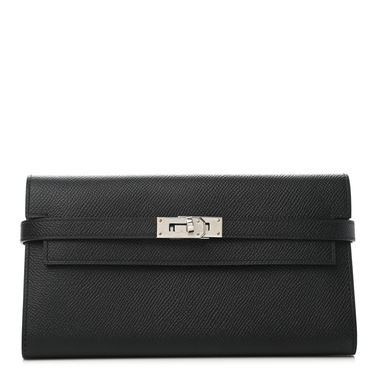Hermes Epsom Kelly Longue Wallet Black 1 of 7