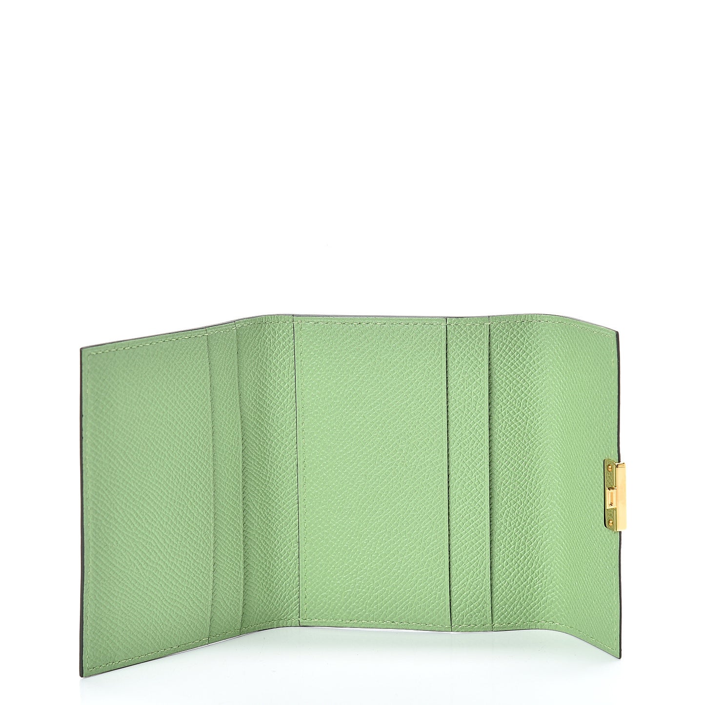 Epsom Mini Clic Card Holder Vert Criquet