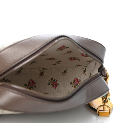 Gucci GG Supreme Monogram Web Neo Vintage Shoulder Bag Beige New Acero Crop 4 of 4