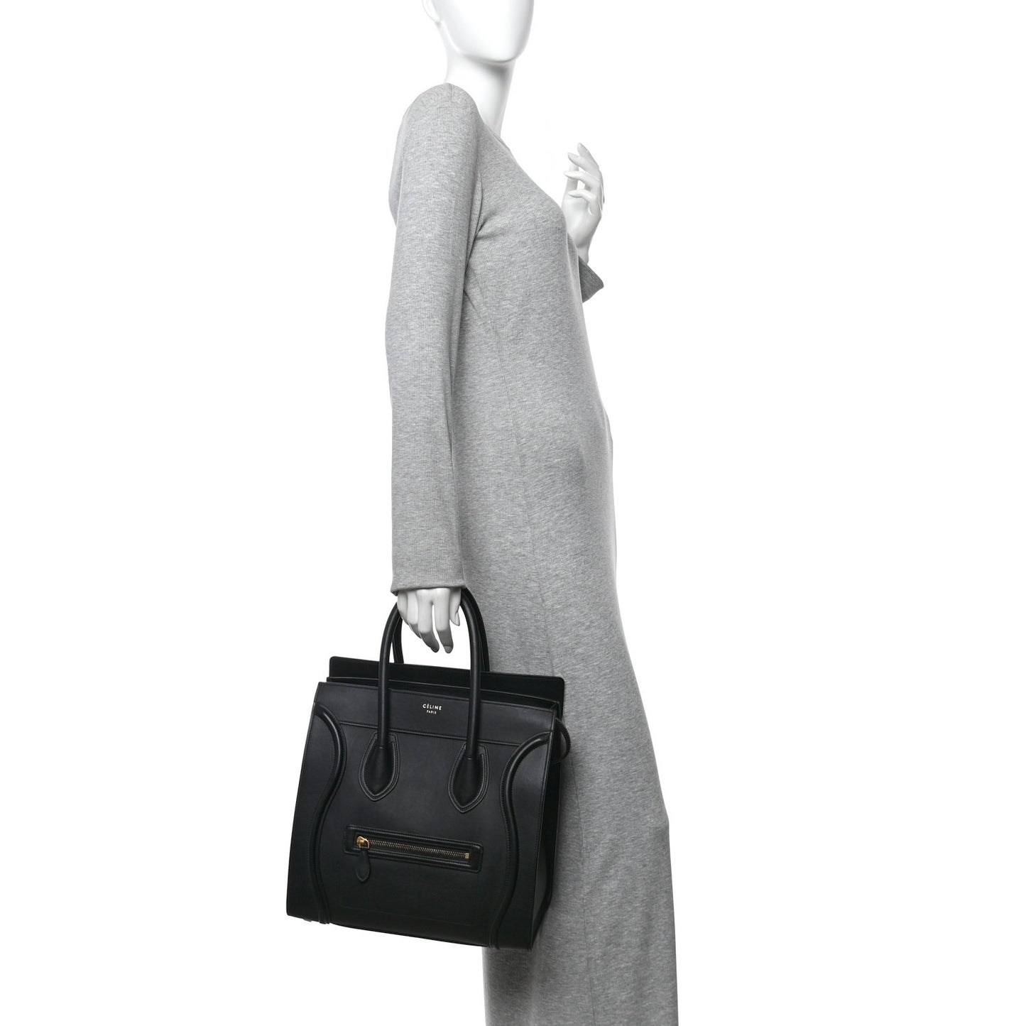 Smooth Calfskin Mini Luggage Black
