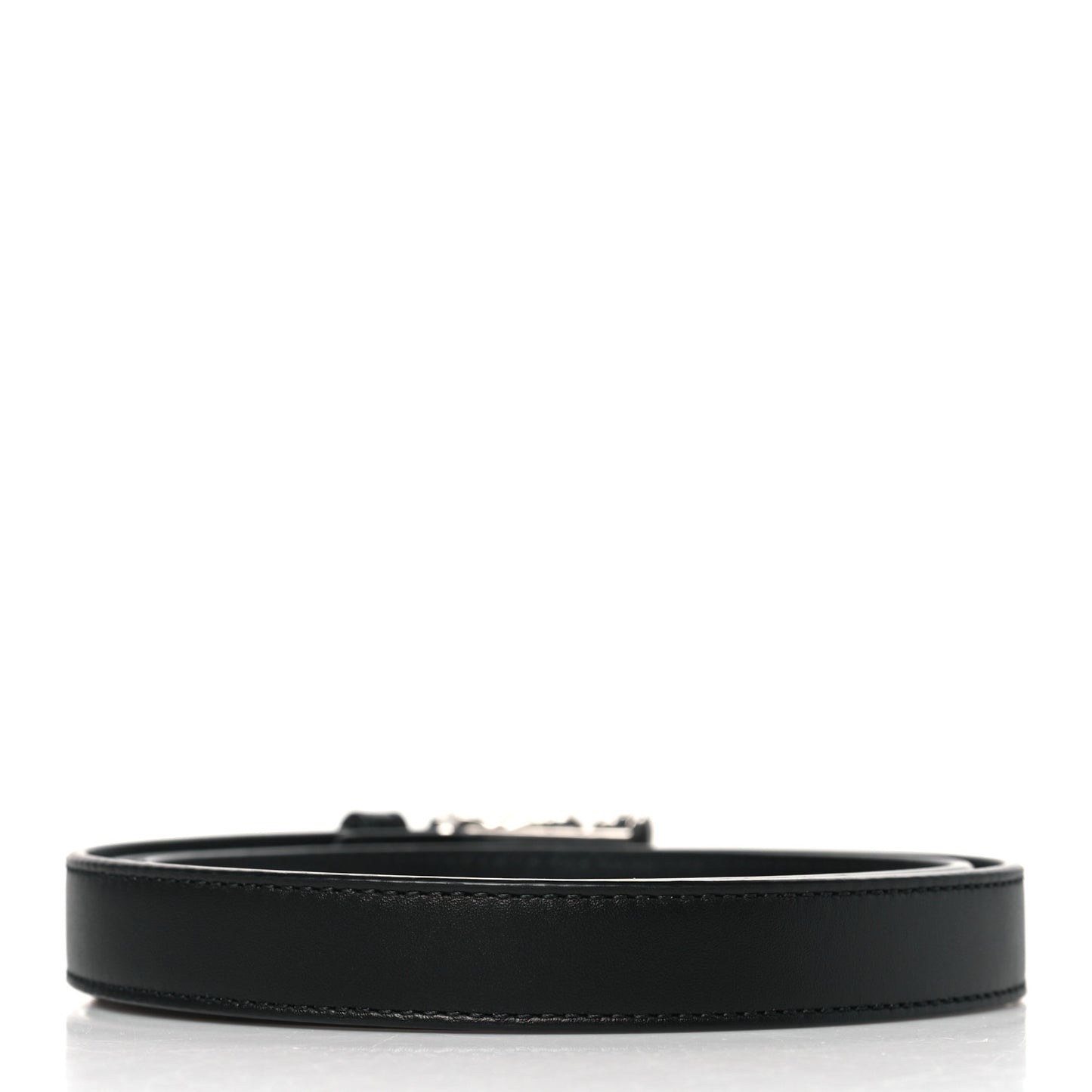 Nappa Knot Buckle Belt 90 36 Black