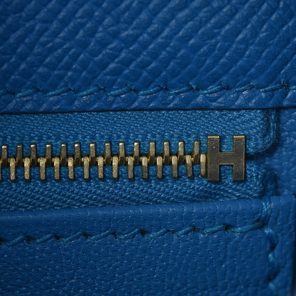 Hermes Epsom Kelly Sellier 28 Bleu Zanzibar 21 of 43