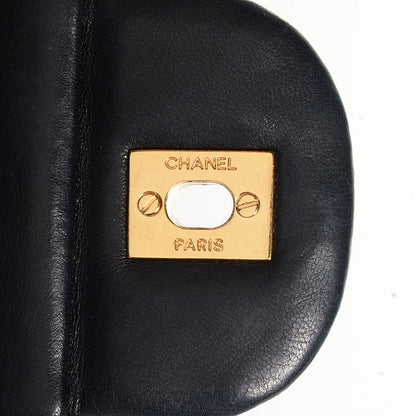 Chanel Lambskin Quilted Jumbo Single Flap Black 9 of 9
