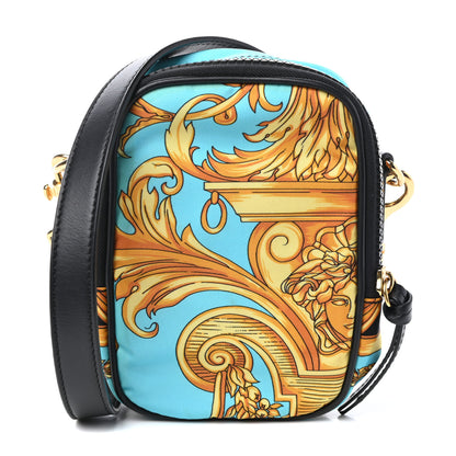 Versace Nylon Baroque Print Small Crossbody Bag Black 1 of 9