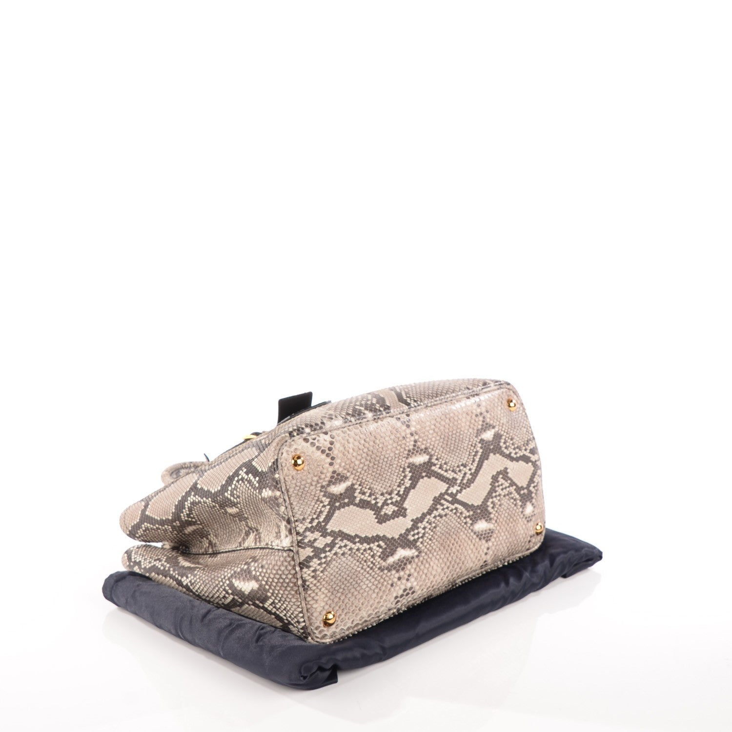 Prada Python Large Double Bag Roccia 4 of 10