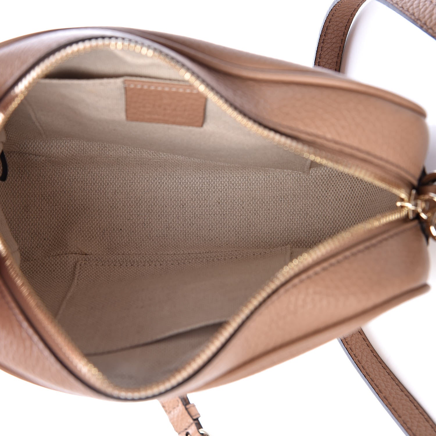Gucci Pebbled Calfskin Small Soho Disco Bag Camelia 5 of 11