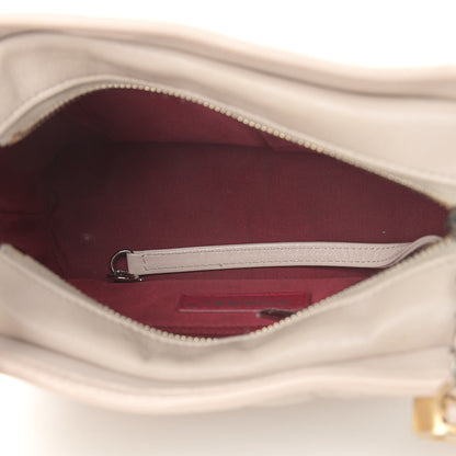 Chanel Aged Calfskin Chevron Quilted Small Gabrielle Hobo Beige 5 of 15