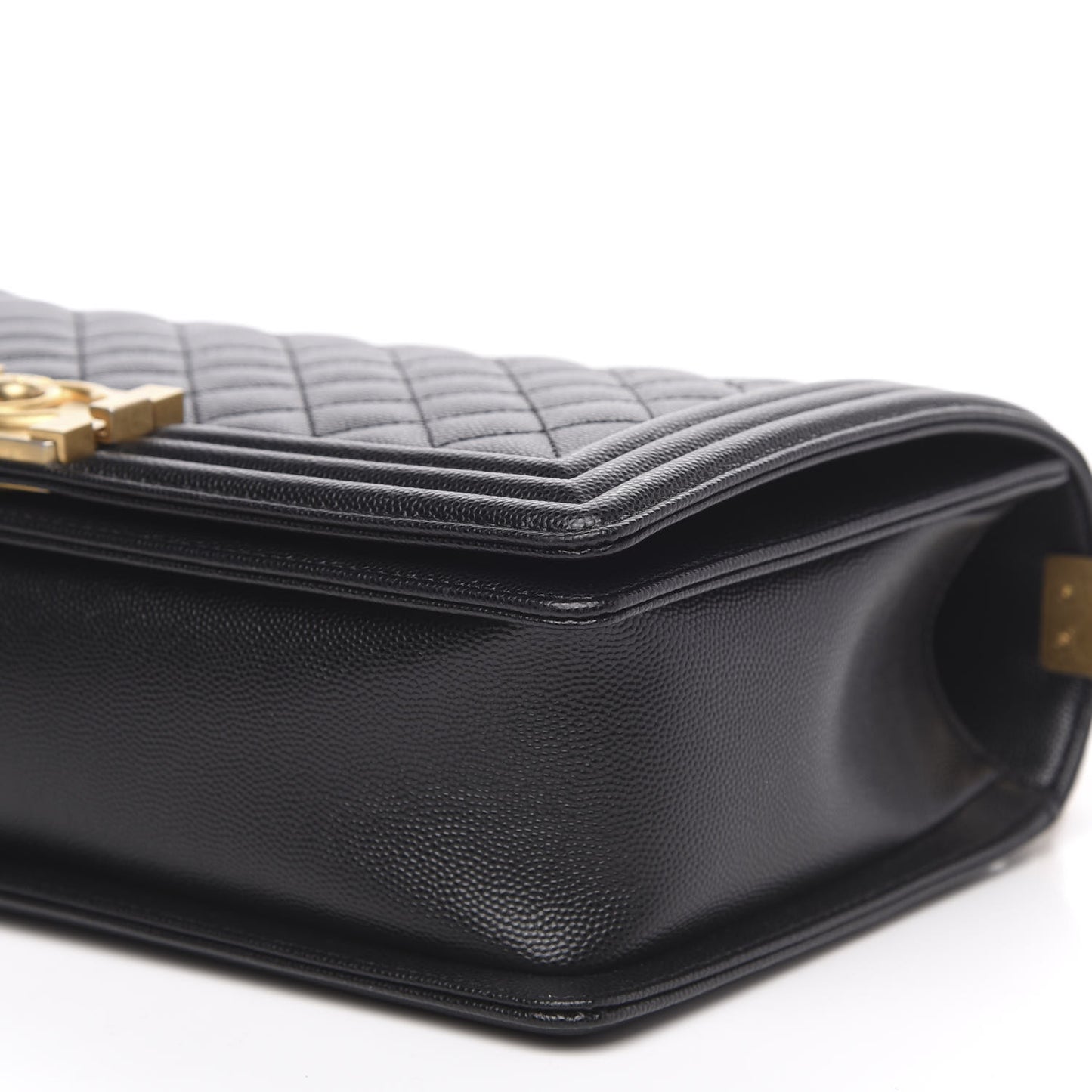 Caviar Quilted New Medium Boy Flap Black