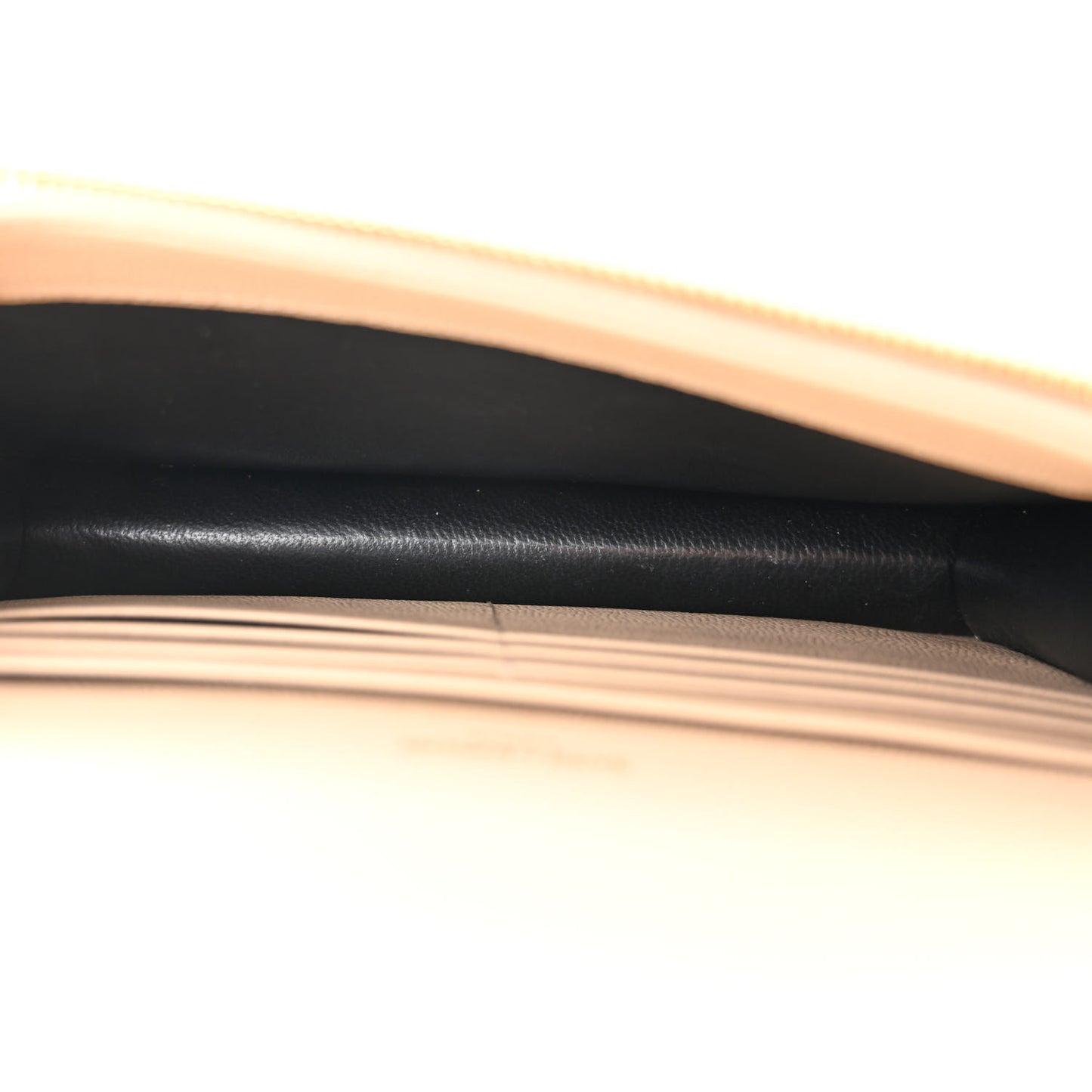 Grain De Poudre Matelasse Chevron Monogram Envelope Chain Wallet Nude Powder