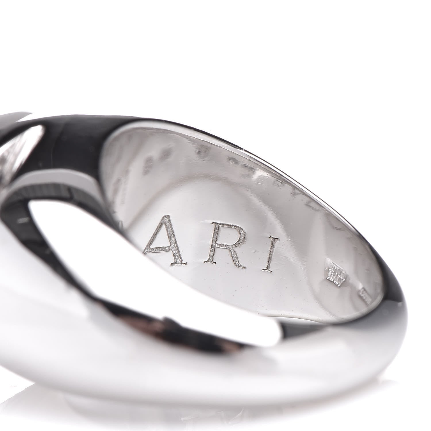 Bulgari 18K White Gold Diamond Dome Ring 49 4.75 7 of 8