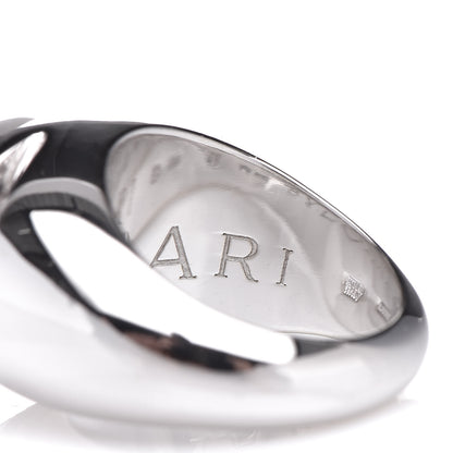 Bulgari 18K White Gold Diamond Dome Ring 49 4.75 7 of 8