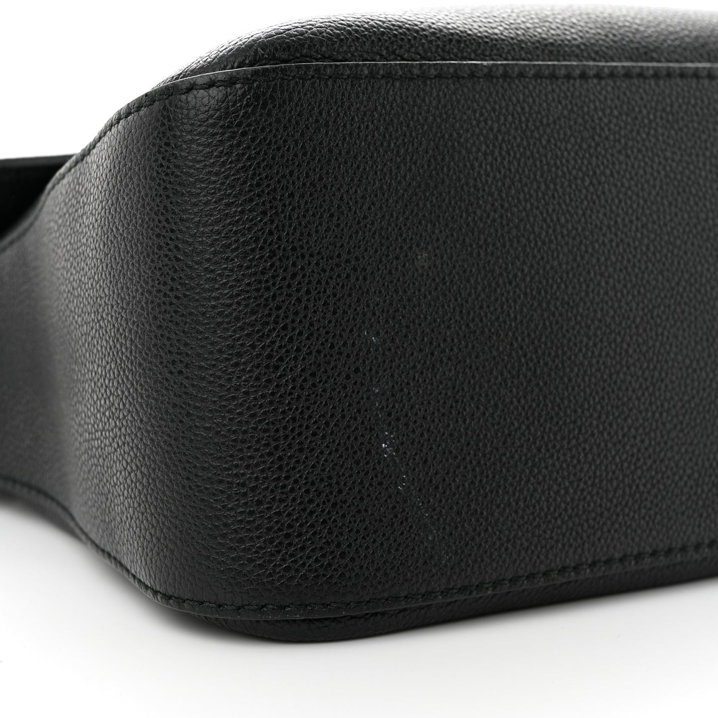 Calfskin Tara Top Handle Bag Black