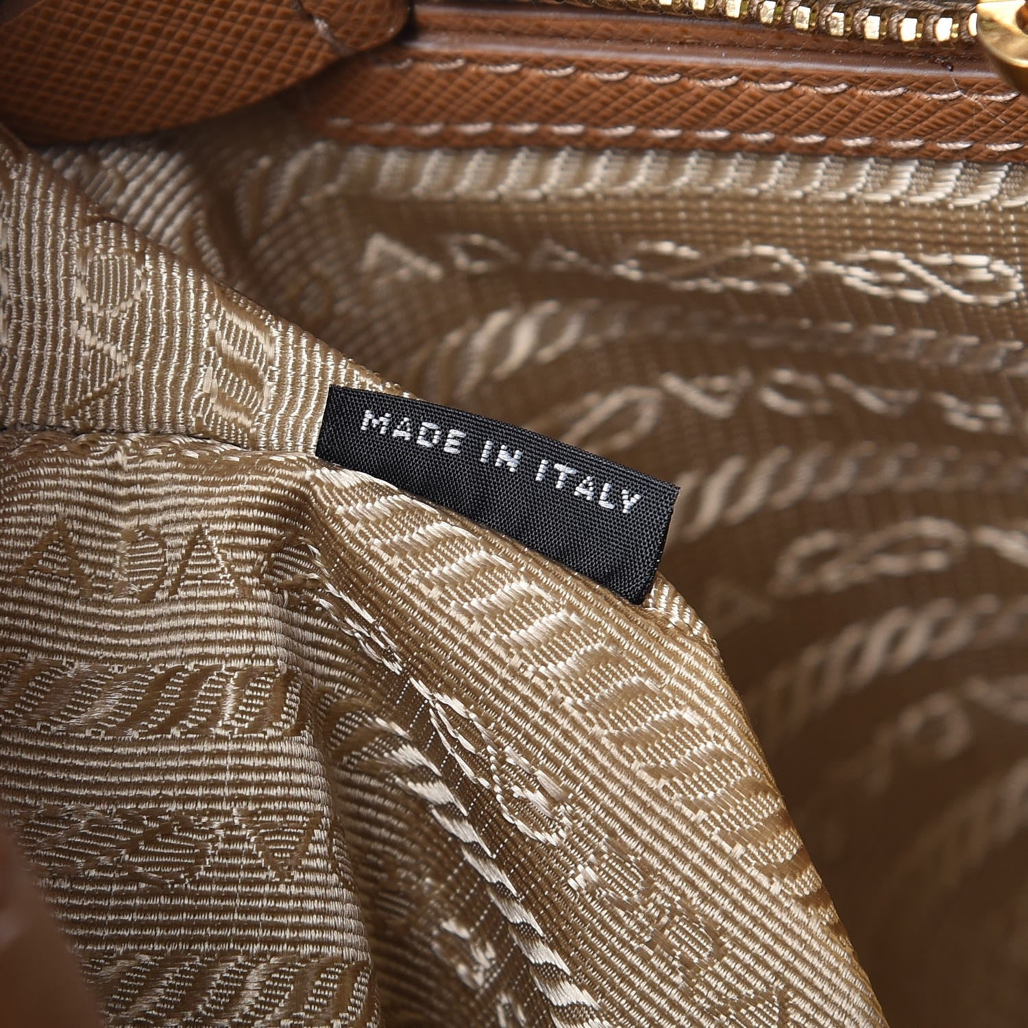 Prada Saffiano Lux Large Tote Caramel 7 of 8