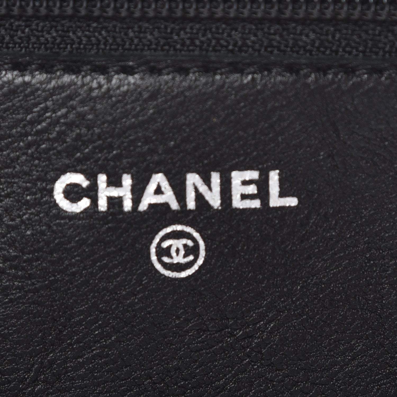 Chanel Calfskin Quilted Chain Around Boy Wallet On Chain WOC Black 8 of 13