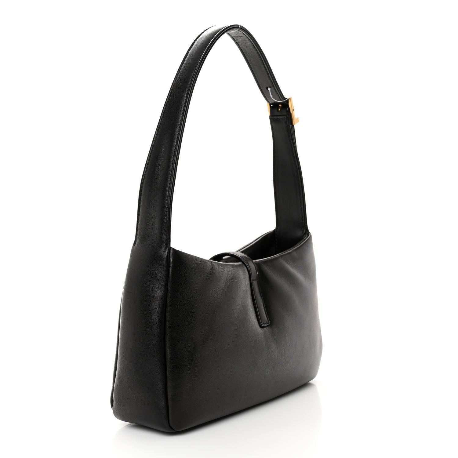 Saint Laurent Padded Lambskin Le 5 A 7 Hobo Black 3 of 12