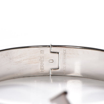 Hermes Enamel Clic Clac H Narrow Bracelet PM Orange 5 of 5