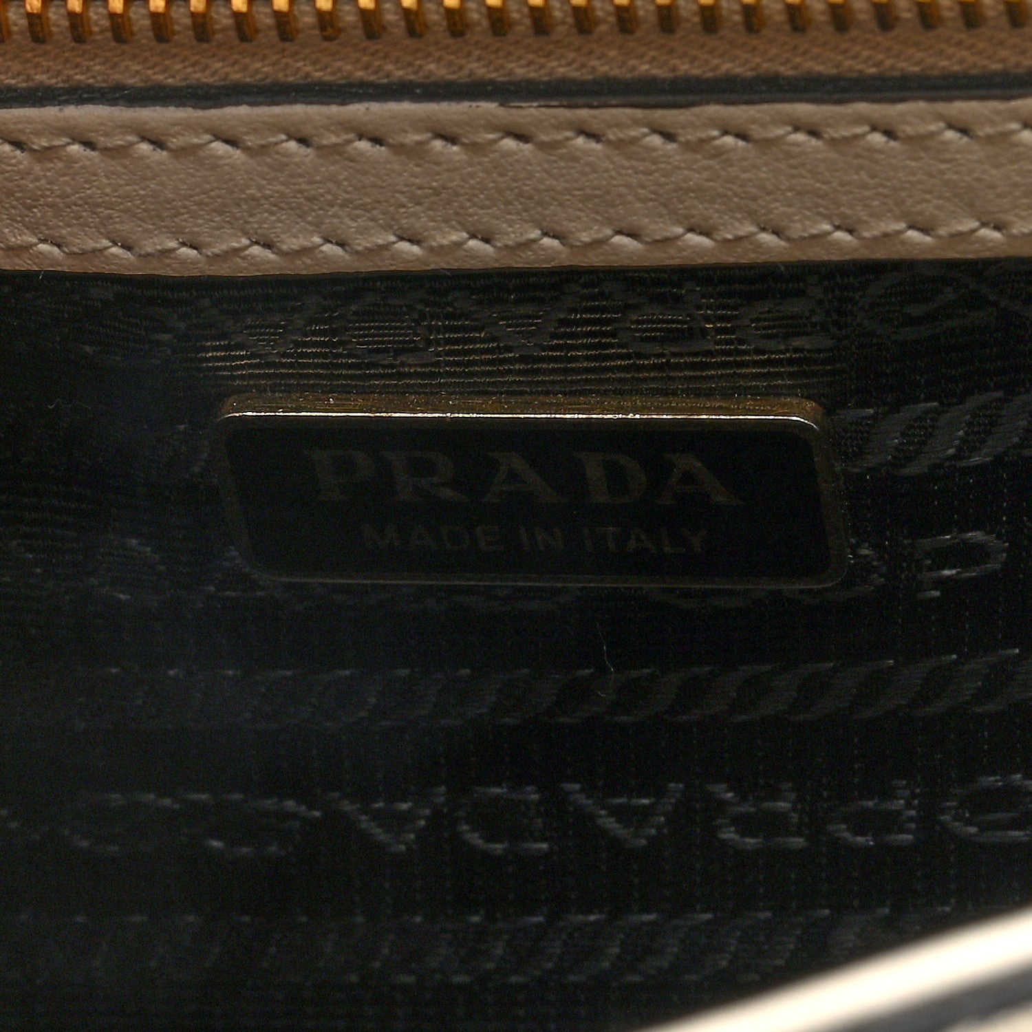 Prada Saffiano Lux Embleme Flap Shoulder Bag White 6 of 9