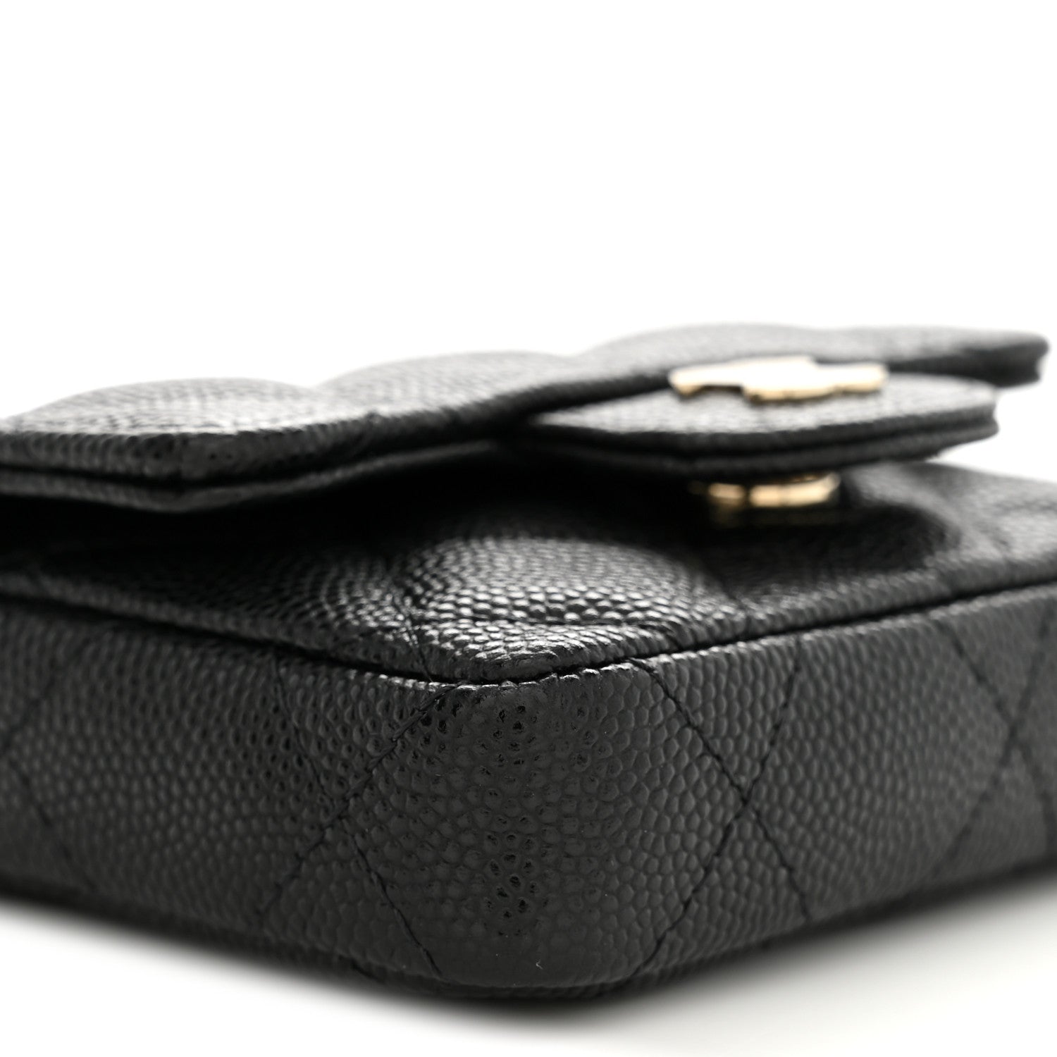 Chanel Caviar Quilted Mini Chain Belt Bag Black 9 of 11