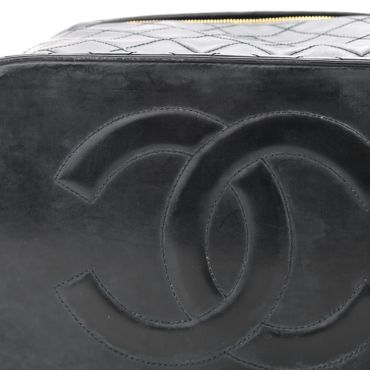 Chanel Lambskin Quilted Vanity Black 7 of 16