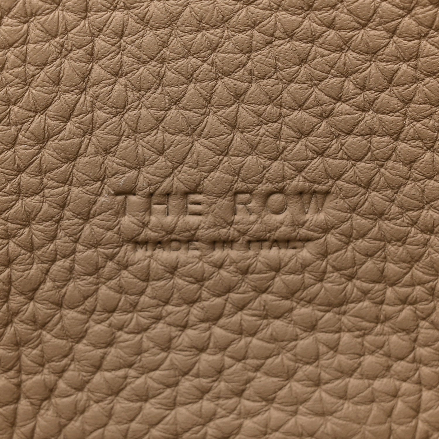 The Row Grained Calfskin Soft Margaux 17 Dark Taupe 6 of 13