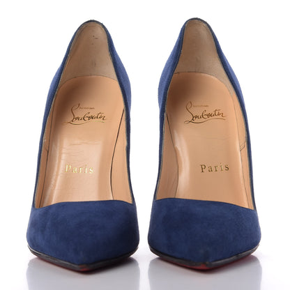 Christian Louboutin Veau Velours So Kate 120 Pumps 36 Navy 3 of 10