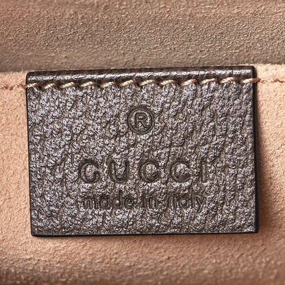 Gucci GG Supreme Monogram Web Mini Ophidia Shoulder Bag Brown 6 of 9