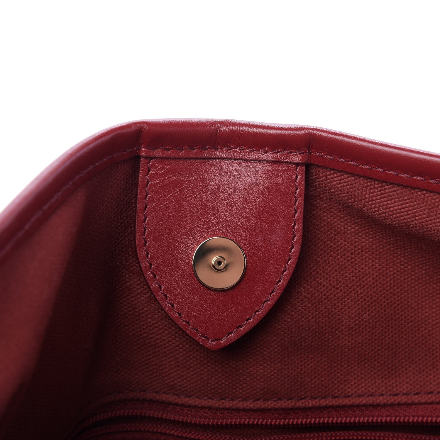 Burberry Haymarket Check Small Northfield Tote Military Red 11 of 11
