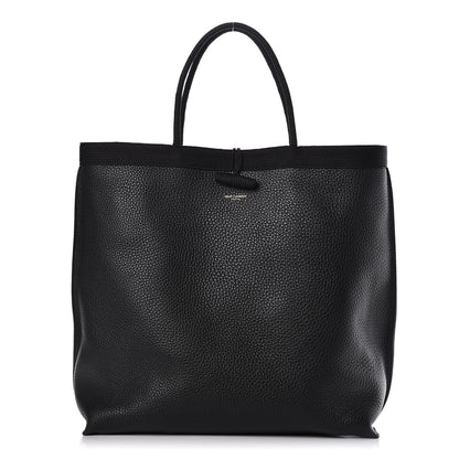 Saint Laurent Grained Calfskin Patti Tote Black 1 of 10
