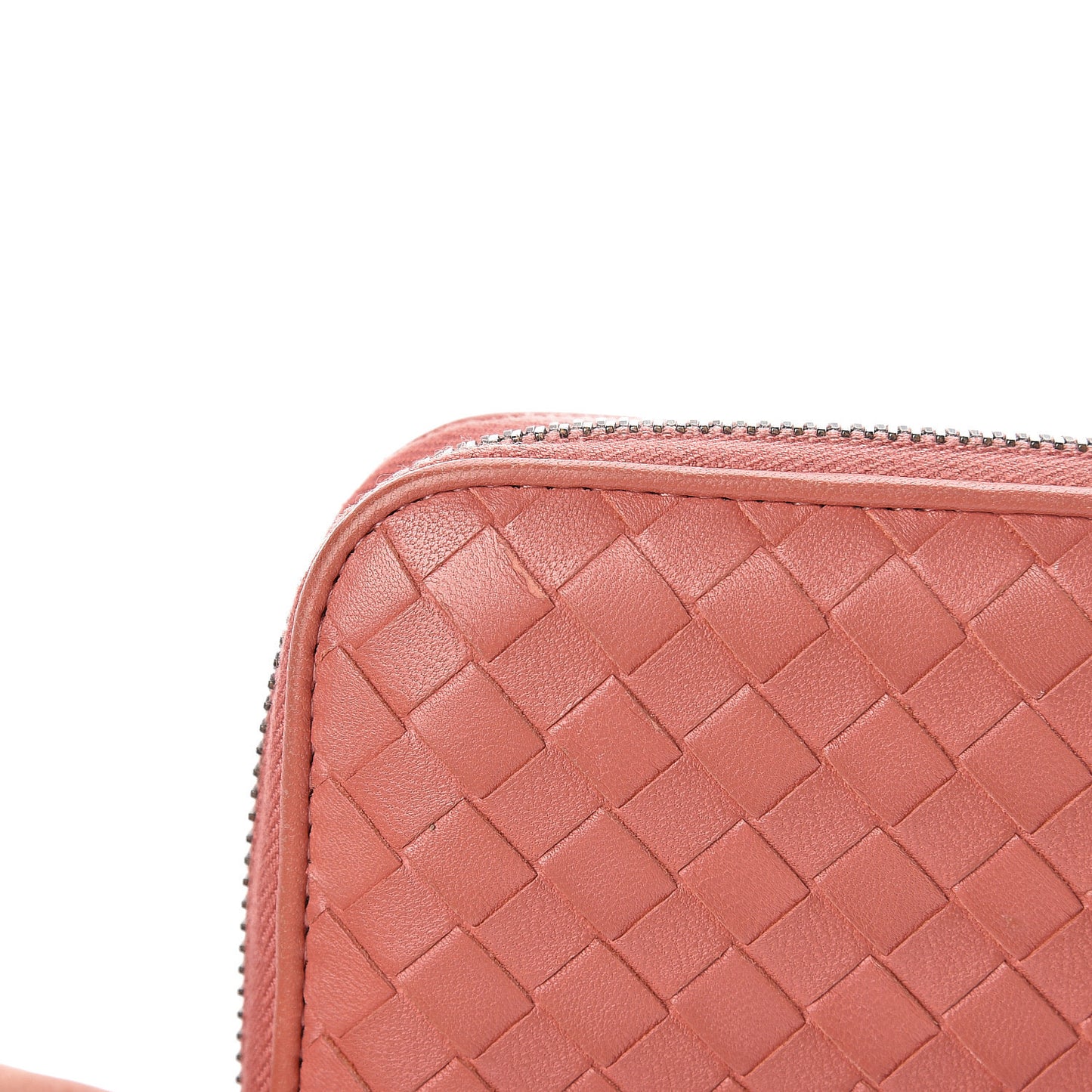 Nappa Intrecciato Zip Around Wallet Pompei