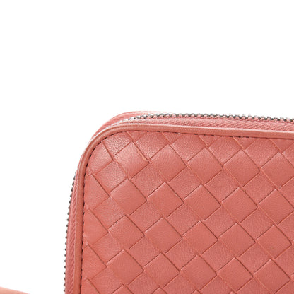 Bottega Veneta Nappa Intrecciato Zip Around Wallet Pompei 10 of 11