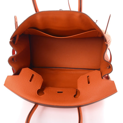 Hermes Togo Birkin 30 Orange 7 of 31