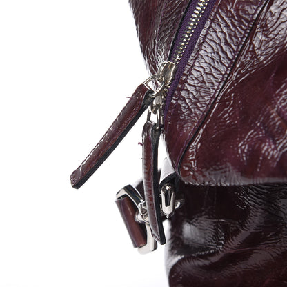 Givenchy Crinkled Patent Large Nightingale Purple 10 of 14