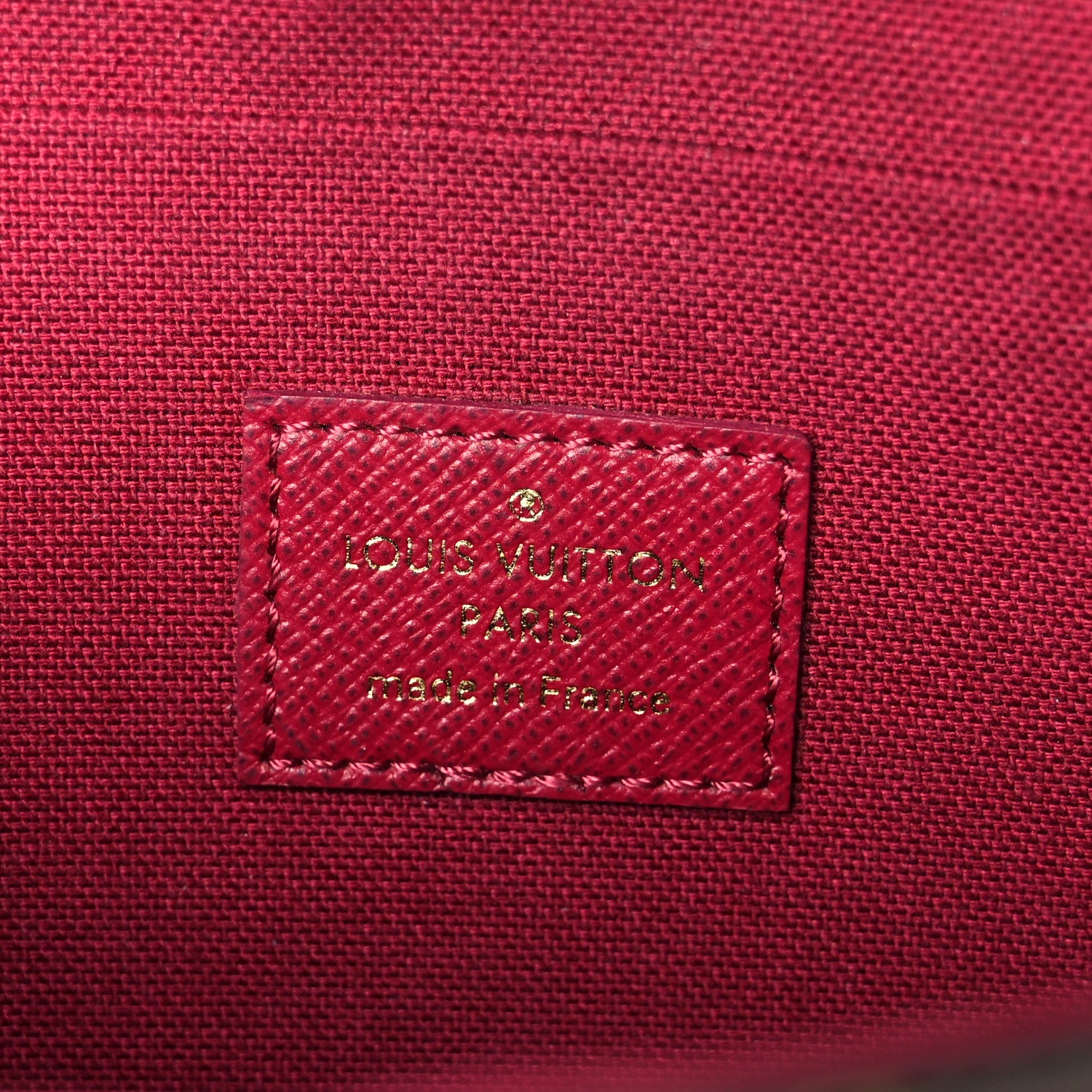 Louis Vuitton Monogram Pochette Felicie Chain Wallet Fuchsia 6 of 16