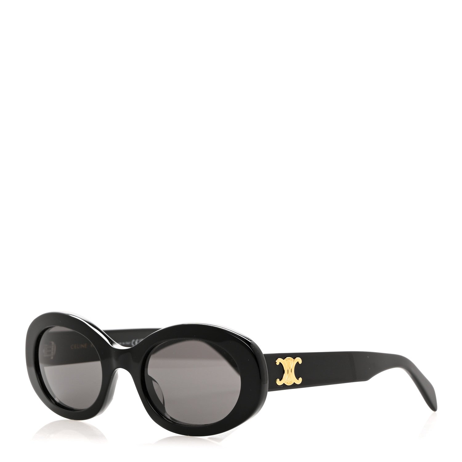 Celine Acetate Triomphe 01 Sunglasses CL 40194U Black 1 of 7