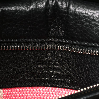 Gucci Cellarius Calfskin Medium Bamboo Daily Top Handle Bag Black 6 of 10