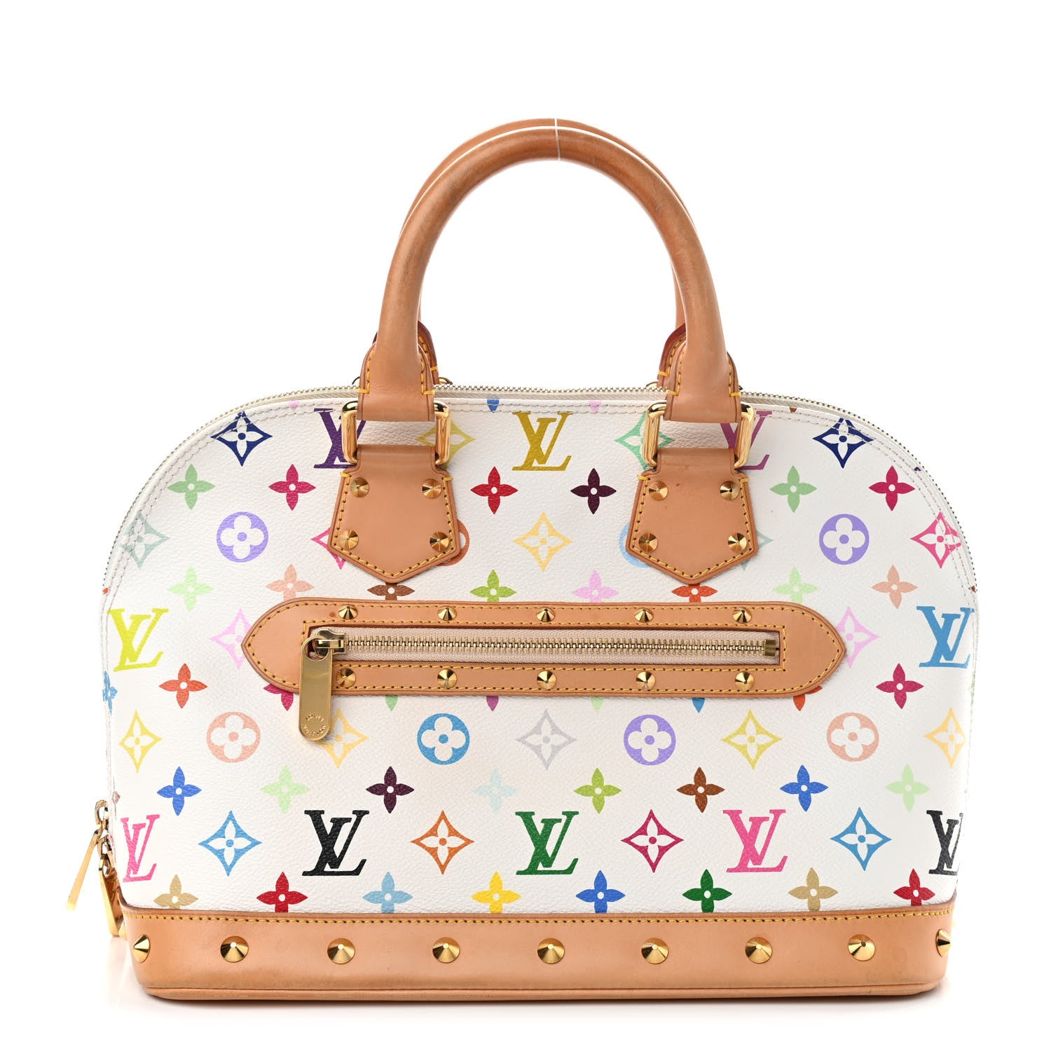 Louis Vuitton Monogram Multicolor Alma White 1 of 12