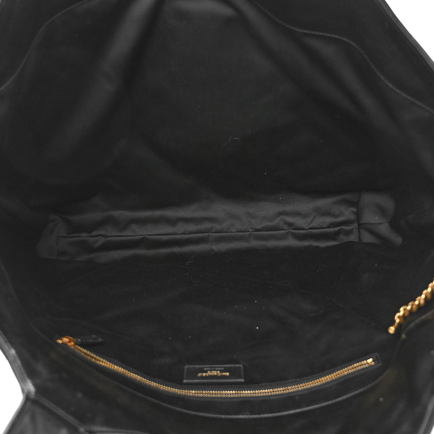 Lambskin Quilted Maxi Icare Shopping Tote Black