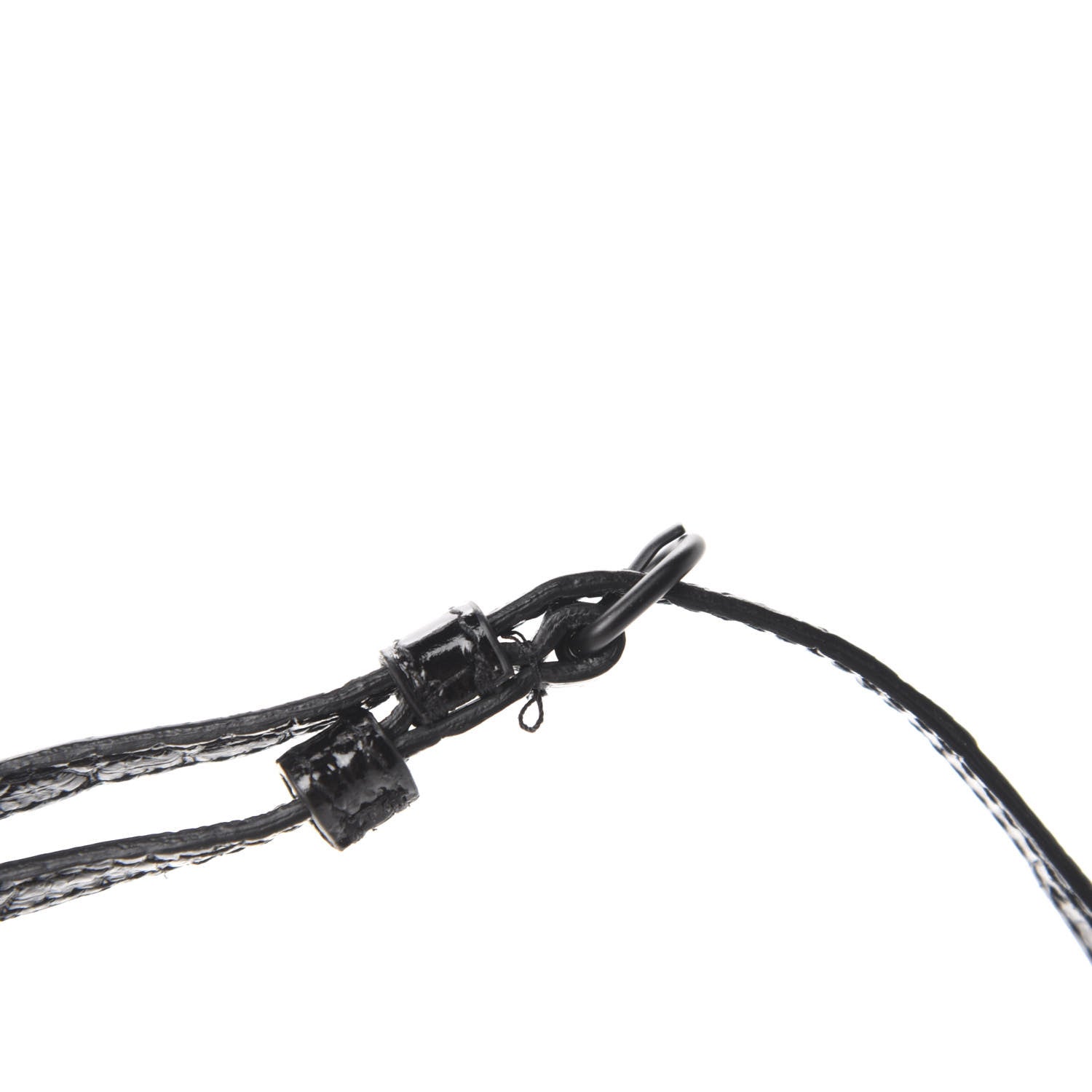 Balenciaga Shiny Calfskin Monochrome Crocodile Embossed Hourglass Top Handle Bag Mini Black 10 of 10