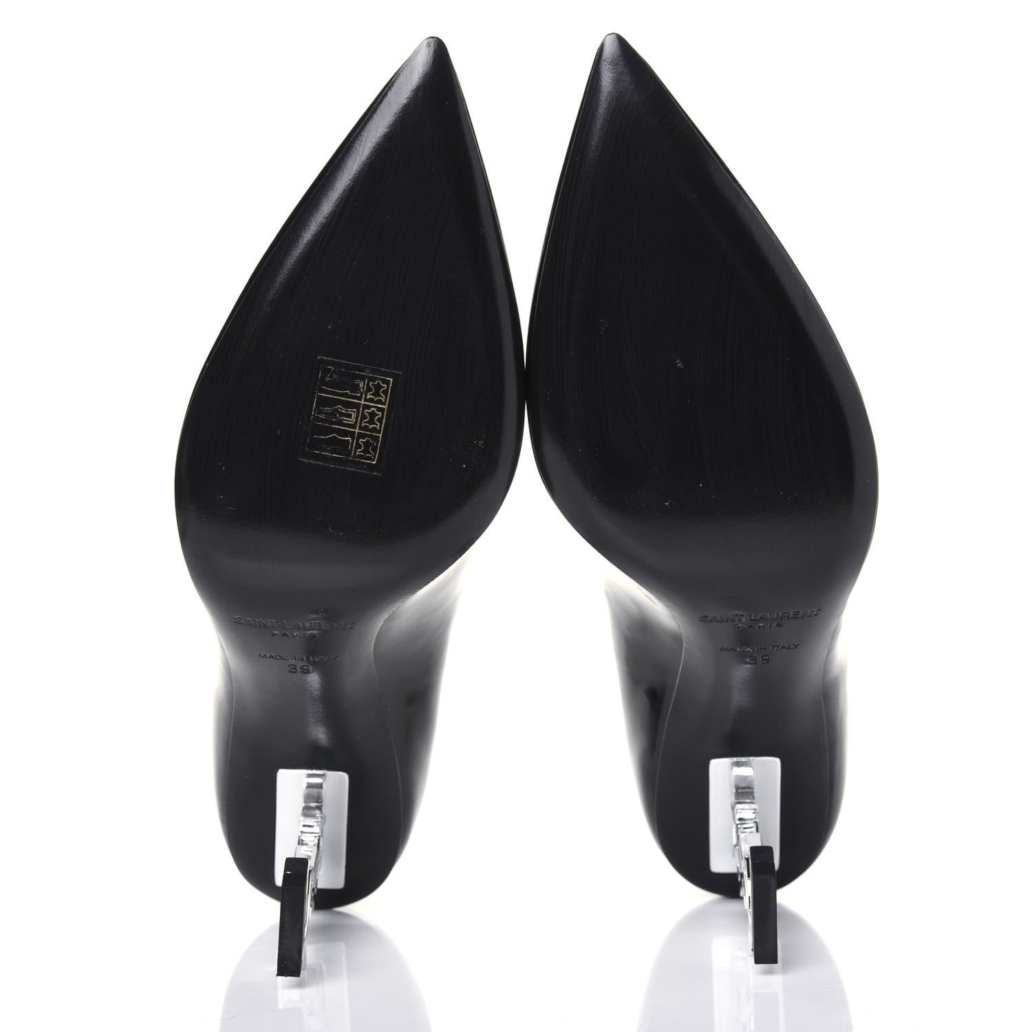 Saint Laurent Patent Opyum 85 Pumps 39 Black 5 of 10