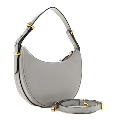 Prada Soft Calfskin Arque Shoulder Bag Ardesia 3 of 12