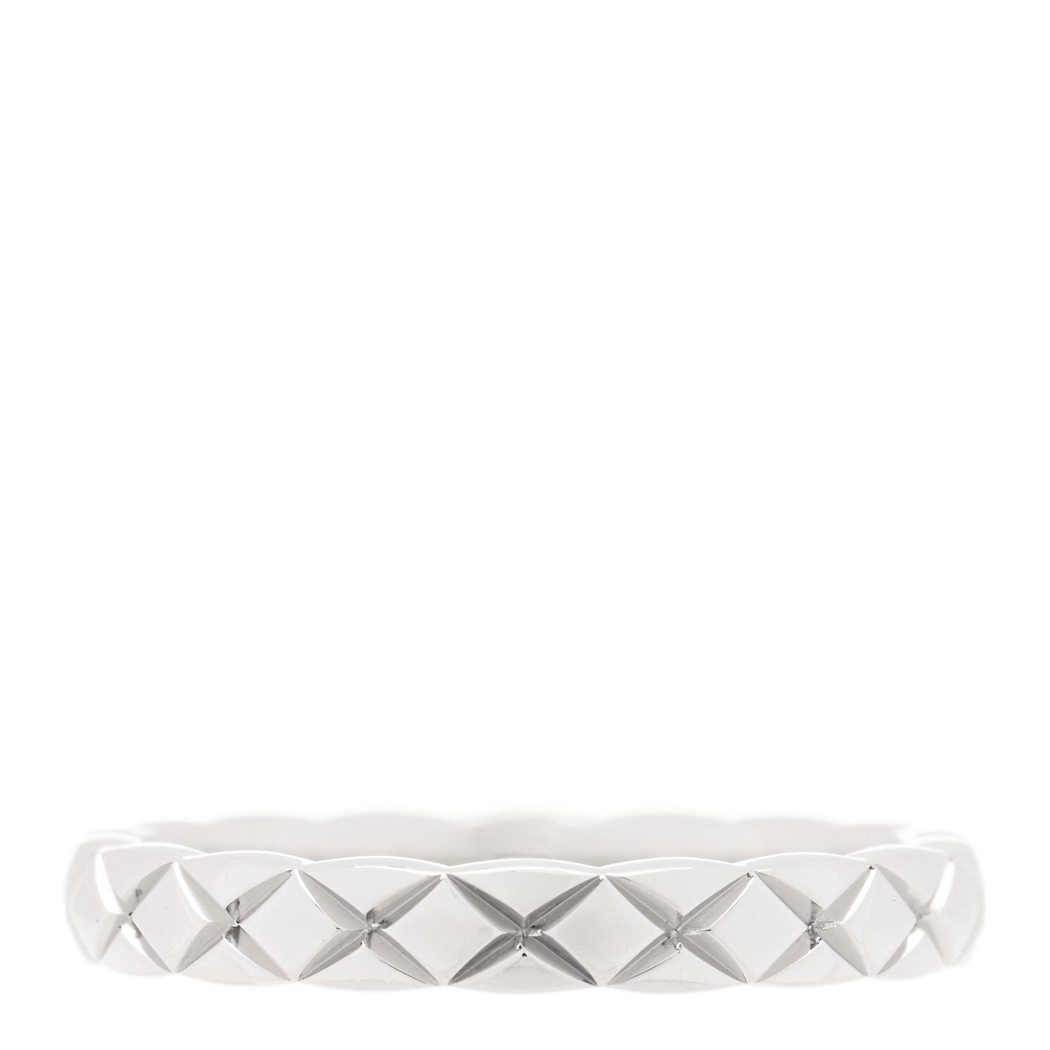 Chanel Platinum Mini Coco Crush Ring 49 4.75 3 of 4
