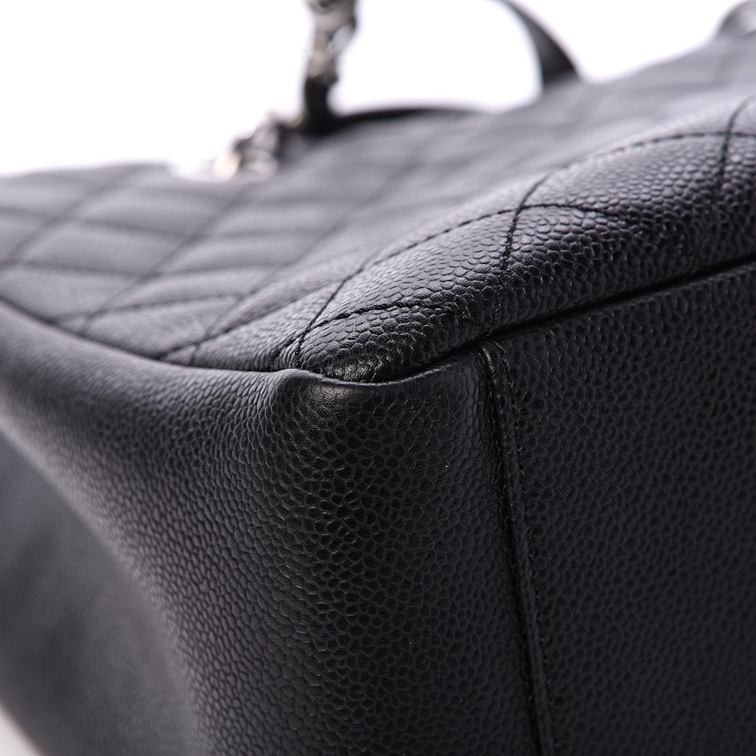Chanel Caviar Quilted Grand Shopping Tote GST Black 8 of 11