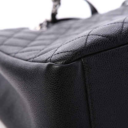 Chanel Caviar Quilted Grand Shopping Tote GST Black 8 of 11